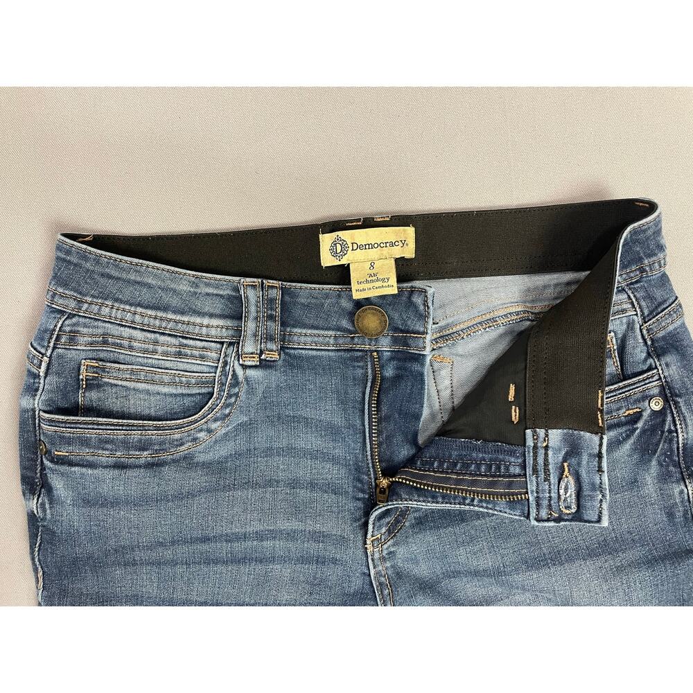 Democracy Ab Technology Booty Lift Denim Skinny Jeans Women Size 8 /   9”‎ Rise - Picture 3 of 4